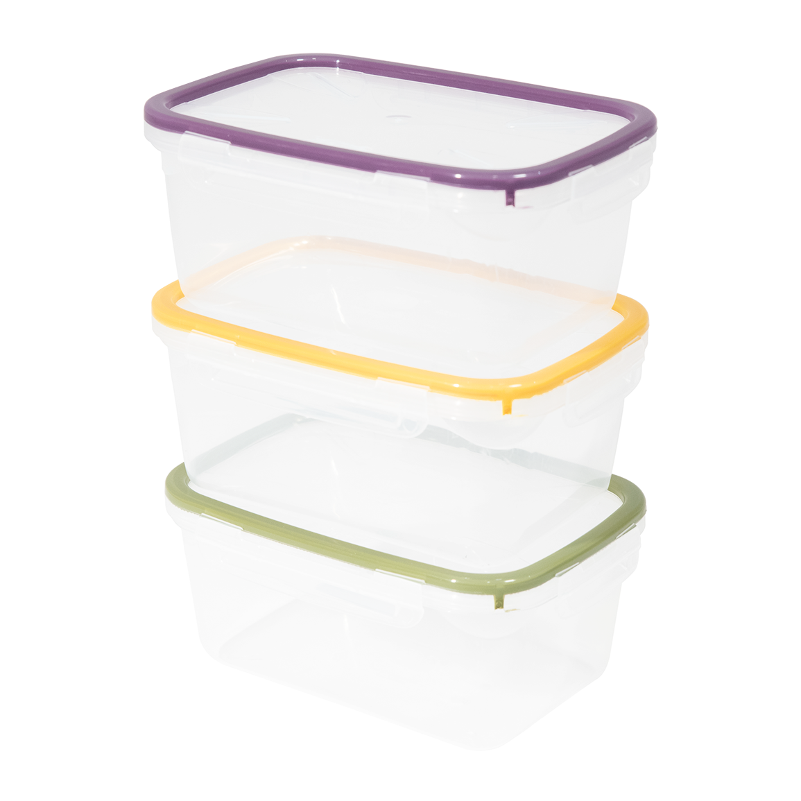SET 3 PZ. FRIGOCLICK RETTANGOLARE COLORS