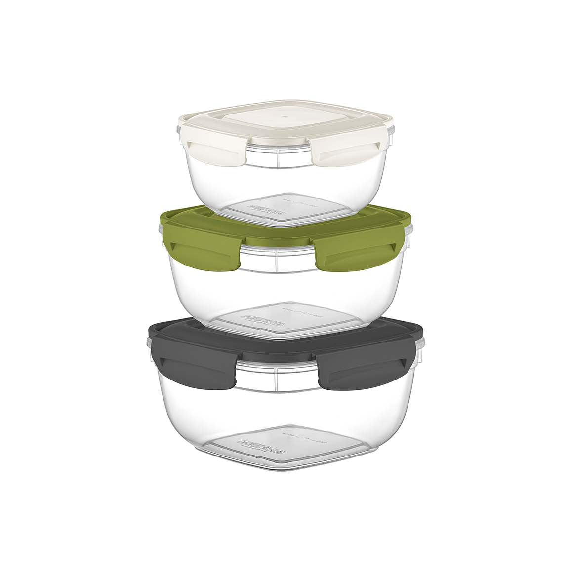 SET 3 PZ. FRIGOCLICK QUADRATO