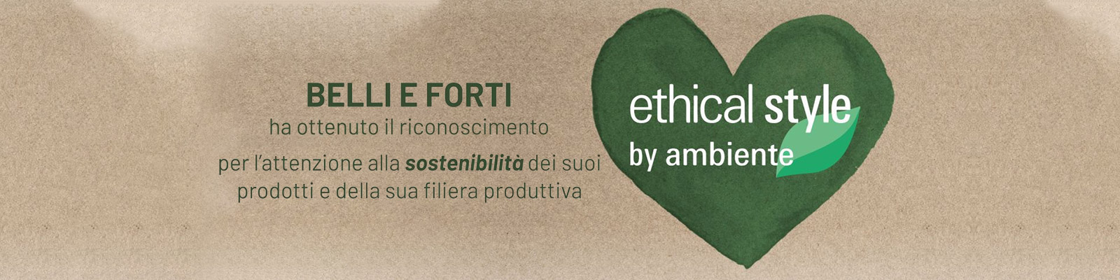 Riconoscimento "ethical style" by ambiente